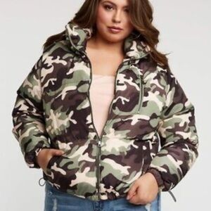 Camouflage Puffer Jacket